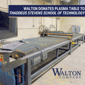 Walton Donates Plasma Table to TSOT
